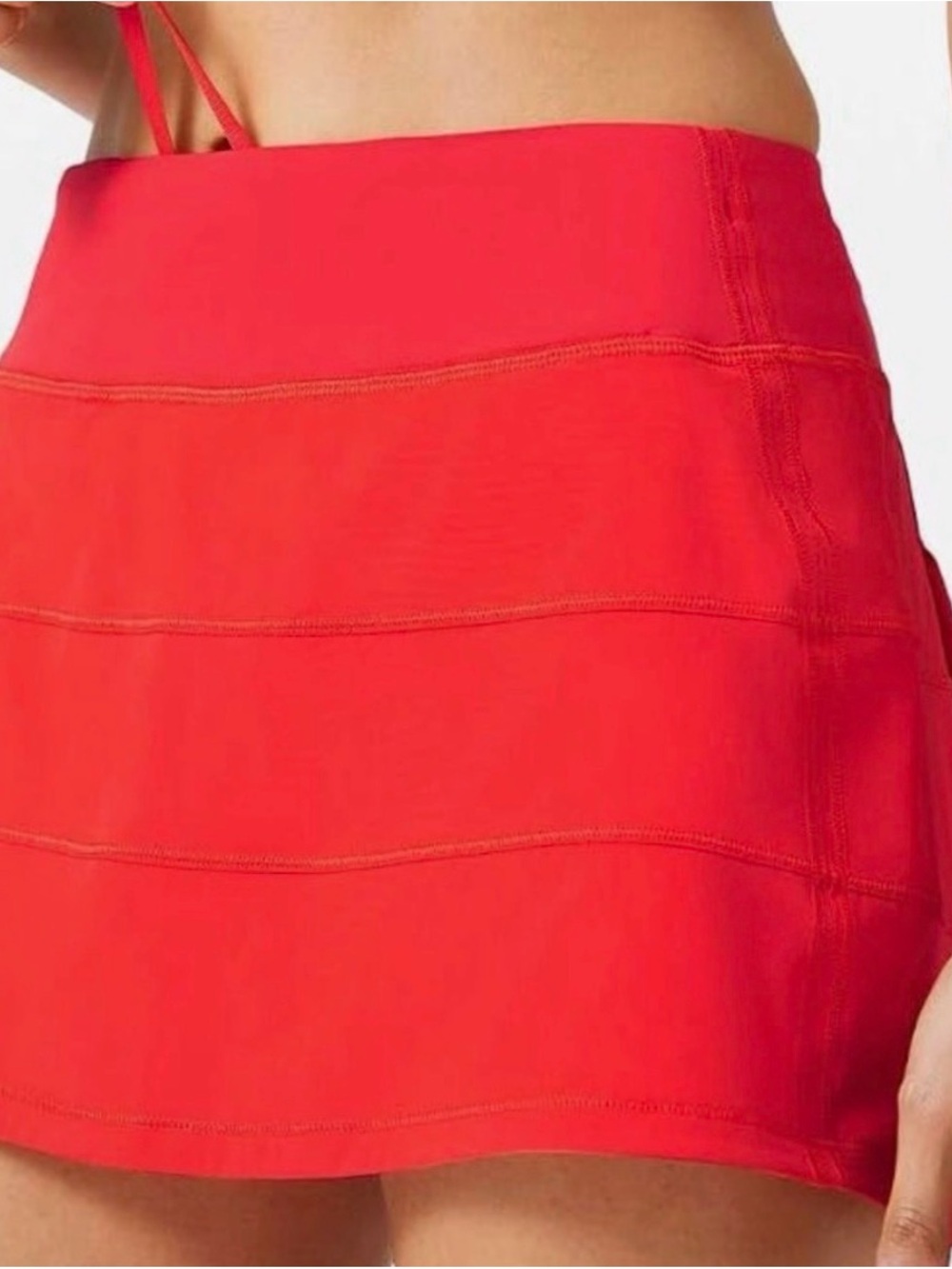 lululemon athletica Bright Red Athletic Skort